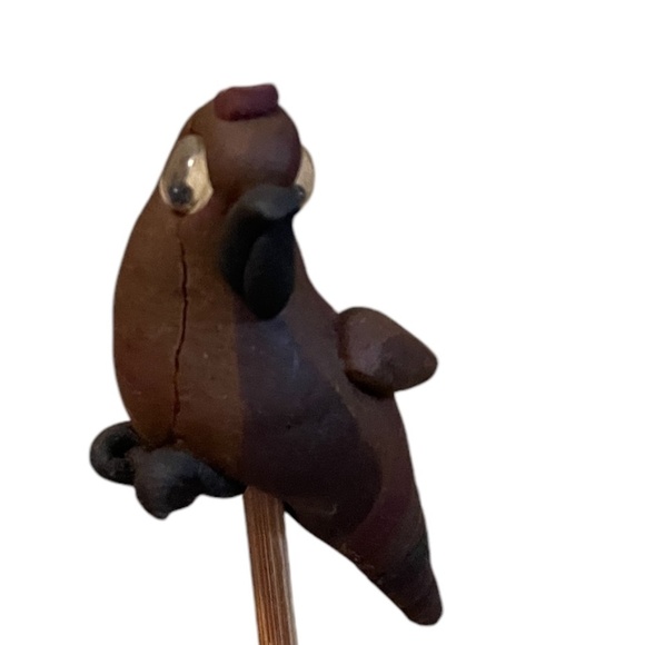 Vintage Handmade Mid-Century Clay Pottery Cocktail Appetizer Picks, Set Of 7 - Picture 10 of 15